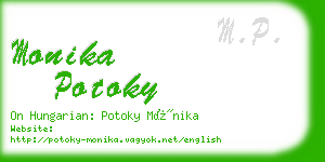 monika potoky business card